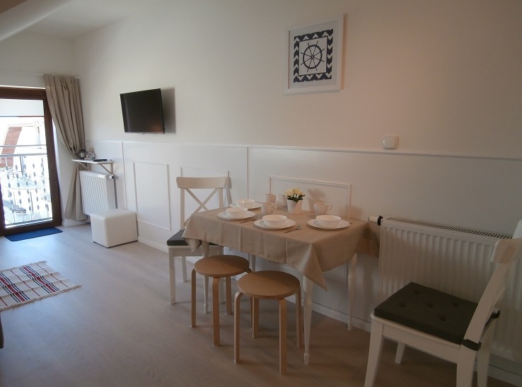 Apartament Przy Plaży 4 aneks kuchenny, kącik jadalny, tv, apartament 4?v=1.0